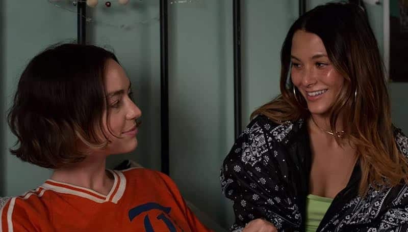 Brigette Lundy-Paine and Fivel Stewart in Atypical

