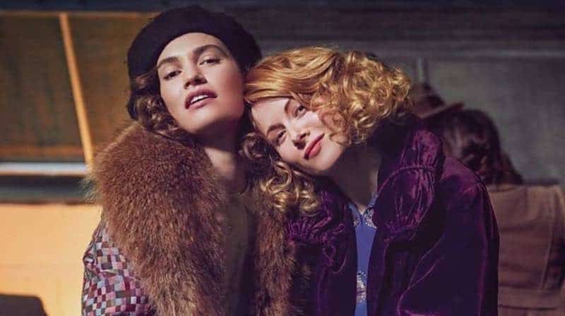 Emily Beecham and Lily James in The Pursuit of Love