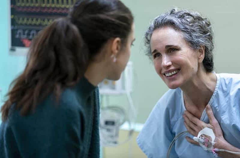 Andie MacDowell and Margaret Qualley in Maid