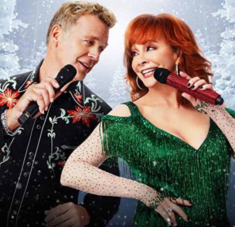 John Schneider and Reba McEntire in Christmas in Tune
