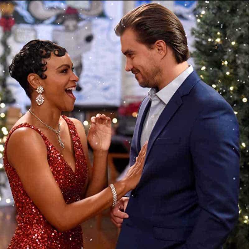 Rob Mayes and Carly Hughes in The Christmas Edition