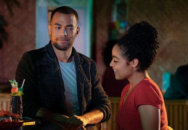 Kendrick Sampson and Aisha Dee in Ghosting: The Spirit of Christmas