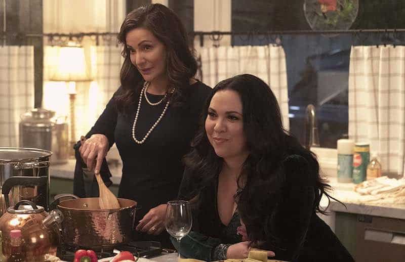 Constance Marie and Gloria Calderón Kellett in With Love