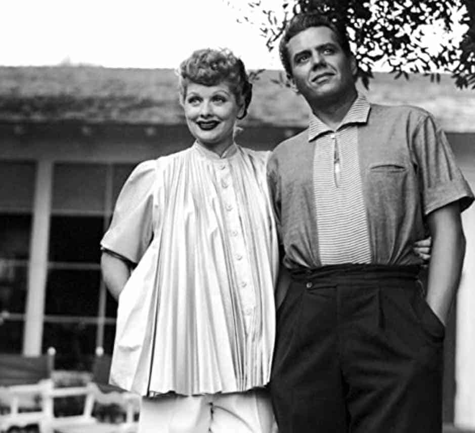 Lucille Ball and Desi Arnaz in Lucy and Desi