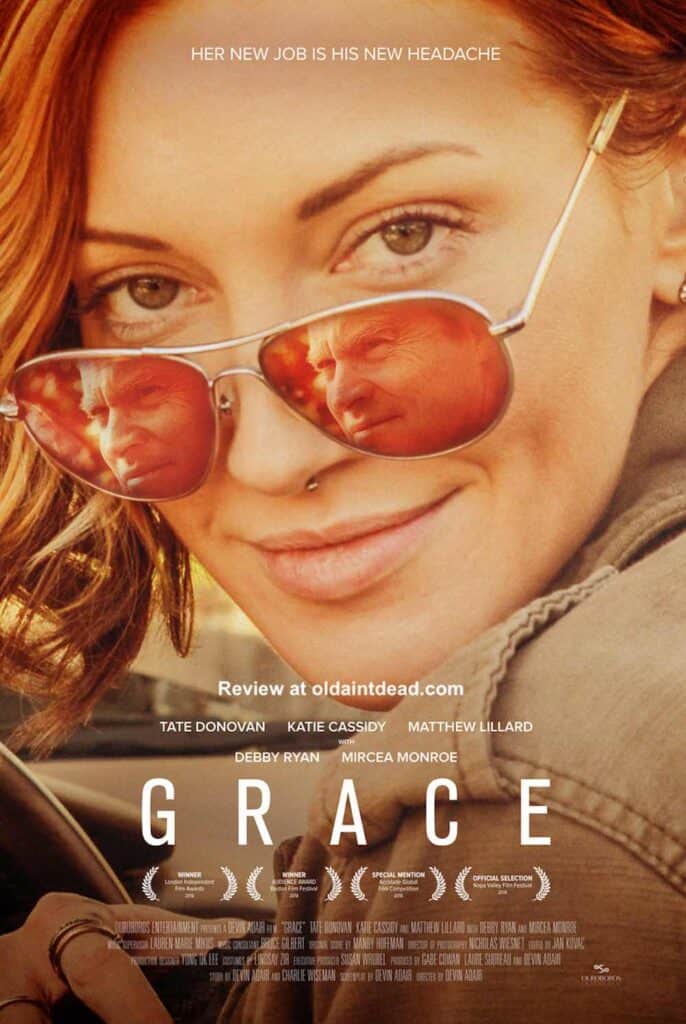 Katie Cassidy on the poster for Grace