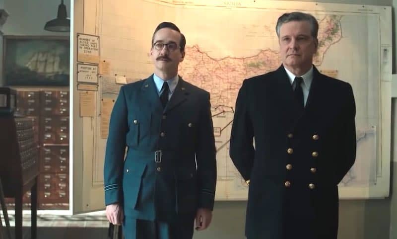 Colin Firth and Matthew Macfadyen in Operation Mincemeat