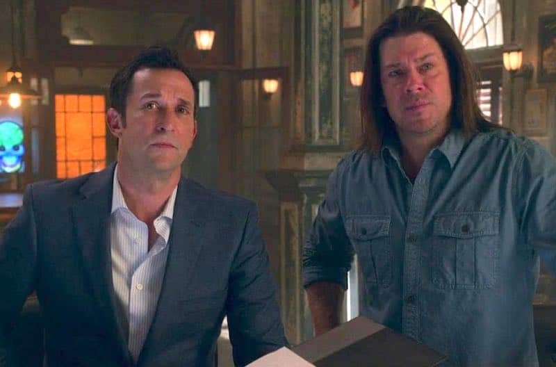 Noah Wyle  and Christian Kane in Leverage: Redemption