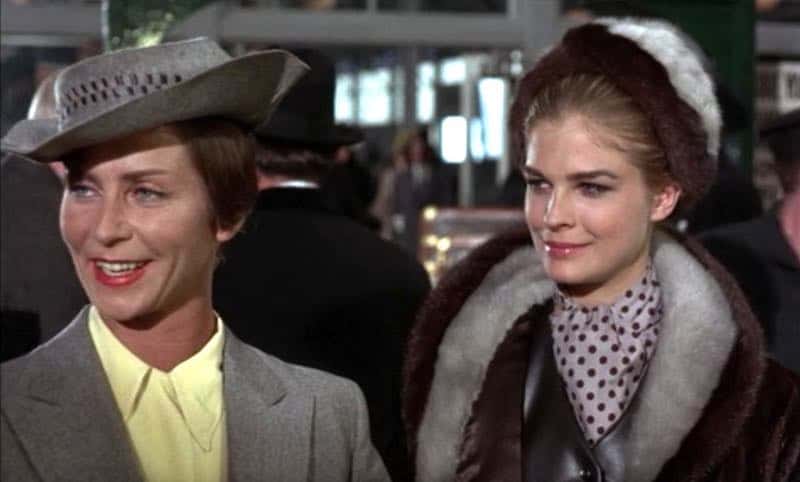 Candice Bergen and Lidia Prochnicka in The Group
