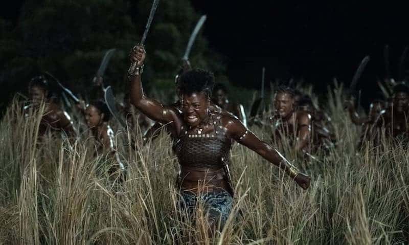 Warriors led by Viola Davis in The Woman King