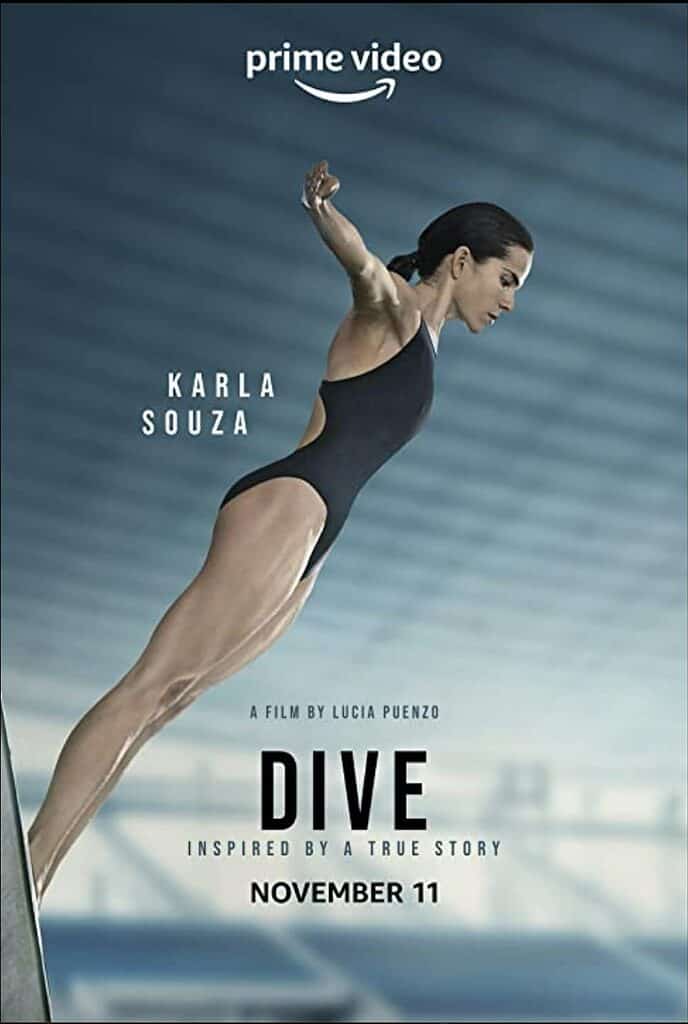 Karla Souza in Dive on the poster for the film