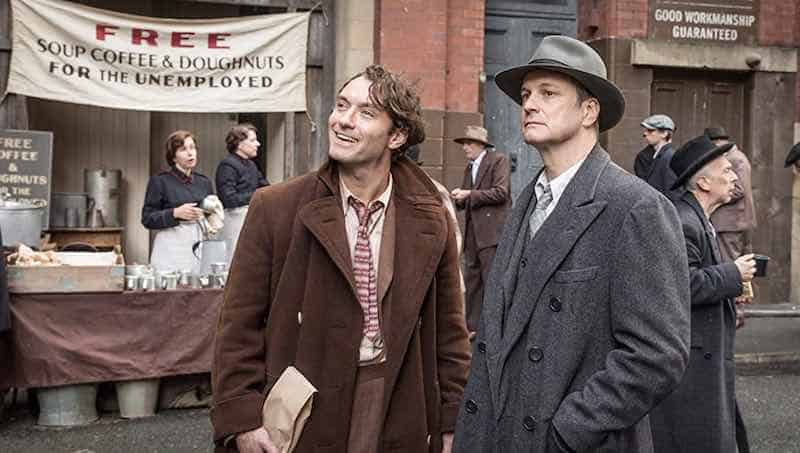 Colin Firth and Jude Law in Genius
