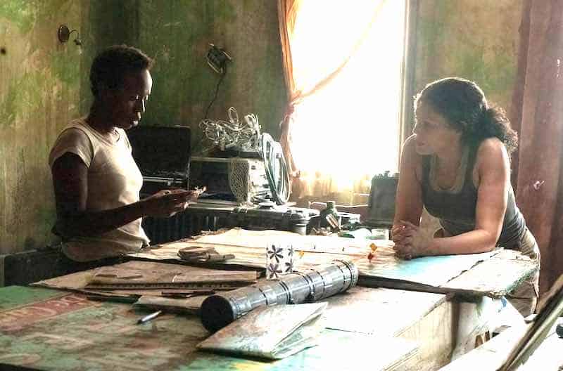 Merle Dandridge and Natasha Mumba in The Last of Us