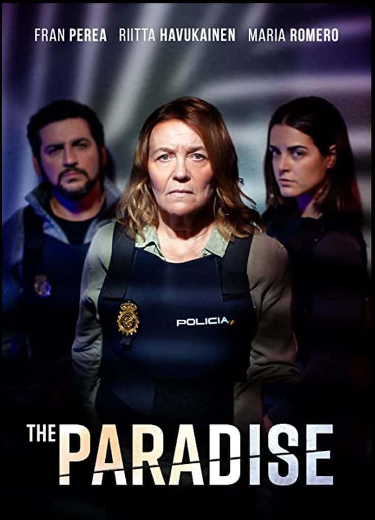 The poster for The Paradise features Fran Perea, Riitta Havukainen and Maria Romero