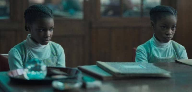 Leah Mondesir-Simmonds and Eva-Arianna Baxter in The Silent Twins