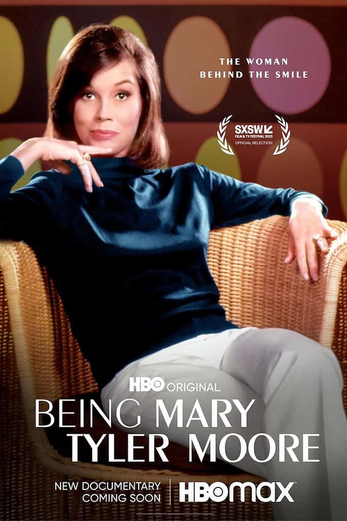 Mary Tyler Moore on the poster for the documentary about her.
