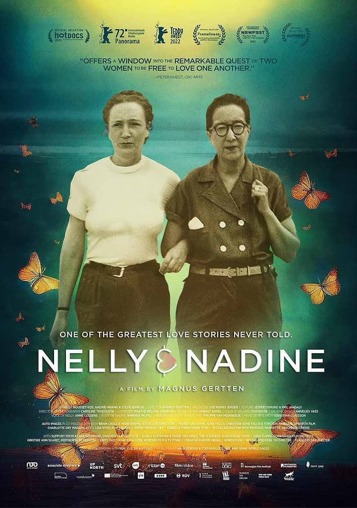 Nadine Hwang and Nelly Mousset-Vos on the poster for Nelly & Nadine