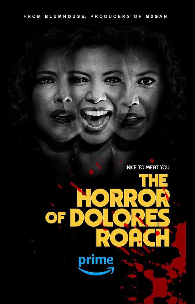 Justina Machado on the poster for The Horror of Dolores Roach