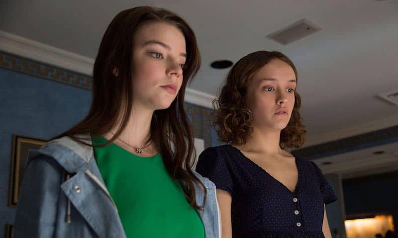 Olivia Cooke and Anya Taylor-Joy in Thoroughbreds
