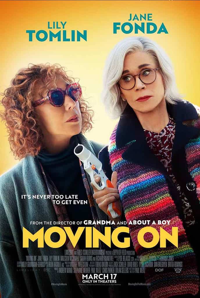 Lily Tomlin and Jane Fonda on the poster for Moving On